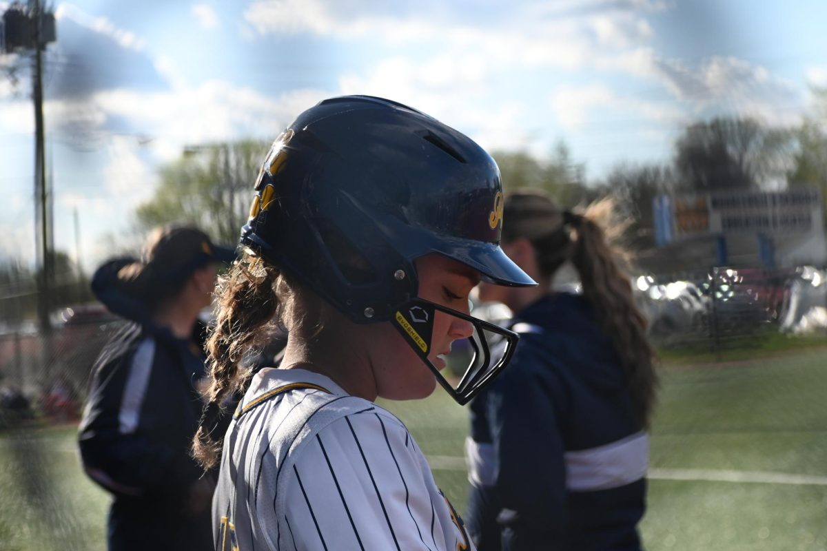 Avery Owens gets ready for her At Bat.