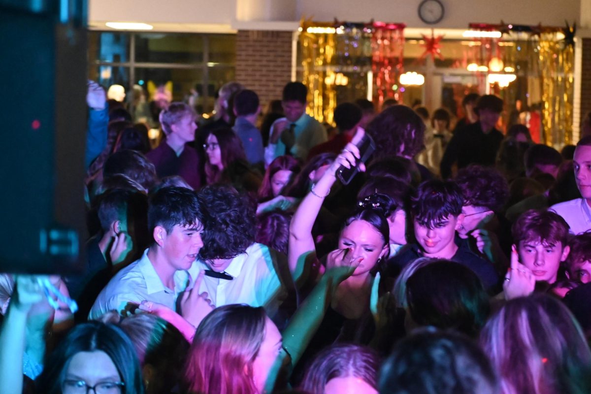 Last years homecoming dance in full swing.